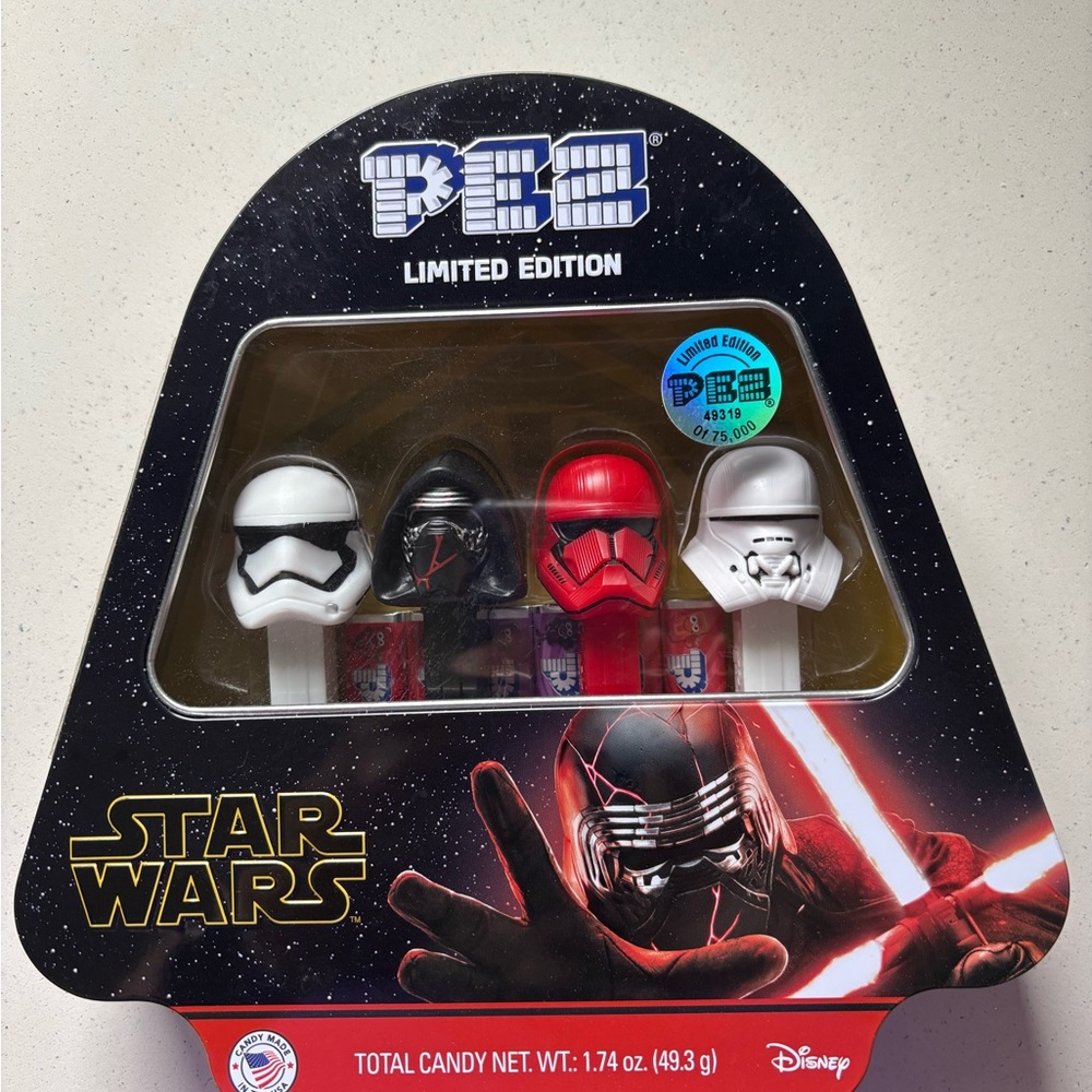 Star Wars PEZ Limited Edition Candy Dispensers - Red, White, Black